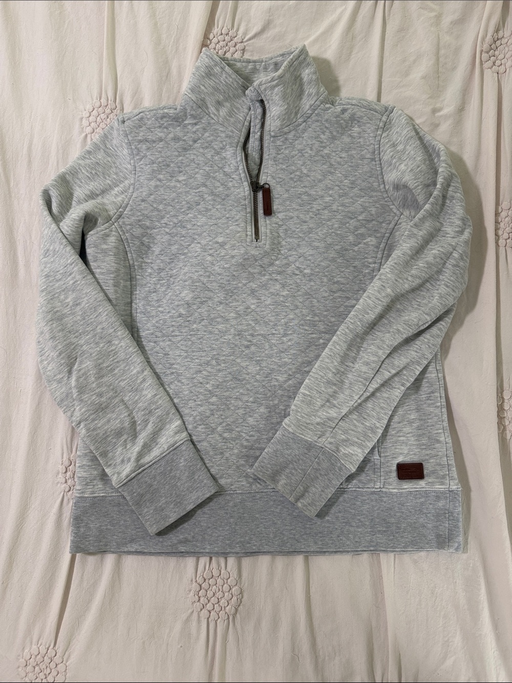 Women’s LLBean quilted quarter zip
